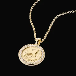 Gynning Jewelry Lycka Mini Halsband – Guld