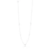 Gynning Jewelry Petite Papillion Halsband (Silver) 80 cm