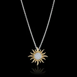 Gynning Jewelry Power of Sun Halsband 70 cm (Guld/Silver)