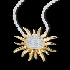 Gynning Jewelry Power of Sun Halsband 70 cm (Guld/Silver)