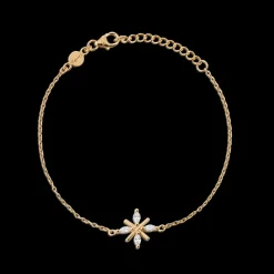 Gynning Jewelry Snowflake Armband (Guld)