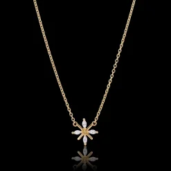 Gynning Jewelry Snowflake Halsband (Guld)