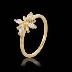 Gynning Jewelry Snowflake Ring (Guld)