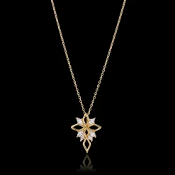 Gynning Jewelry Sparkling Starwish Halsband (Guld)