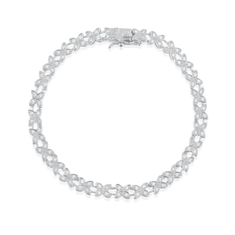 Gynning Jewelry Sparkling Ellipse T-armband Silver s221