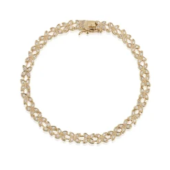 Gynning Jewelry Sparkling Ellipse T-armband Guld gp36