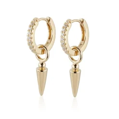Gynning Jewelry Spear of life örhängen creol (Guld)