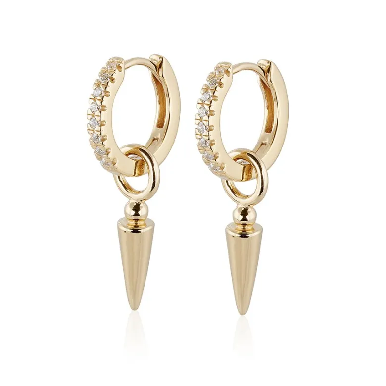 Gynning Jewelry Spear of life örhängen creol (Guld)