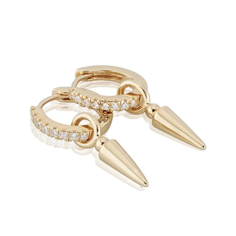 Gynning Jewelry Spear of life örhängen creol (Guld)
