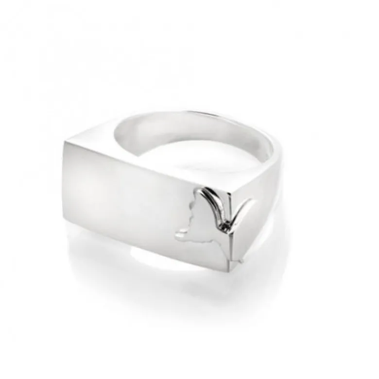 Gynning Jewelry Square Butterfly Ring