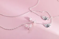 Gynning Jewelry Sunfeather Örhängen (Silver)