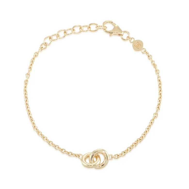Gynning Jewelry The Knot Mini Guld Armband gp40
