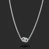 Gynning Jewelry The Knot Sparkling Mini Halsband – Silver