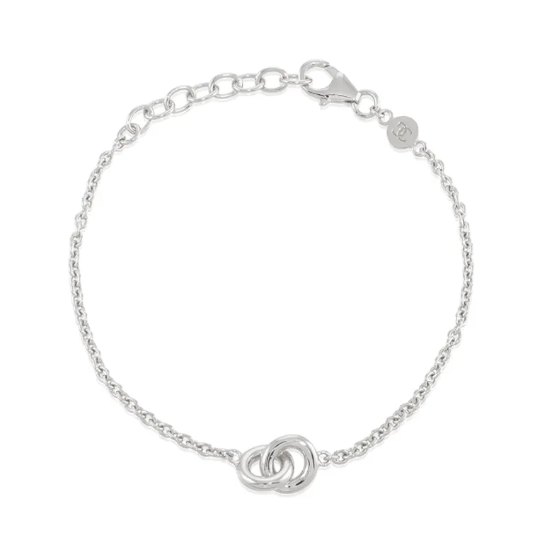 Gynning Jewelry The Knot Mini Armband Silver s225