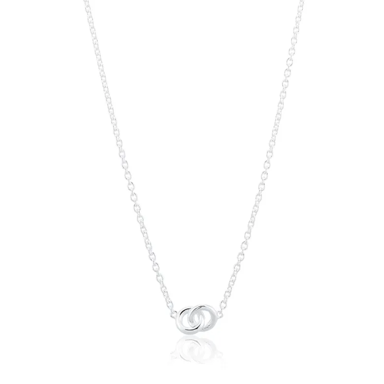 Gynning Jewelry The Knot Mini Halsband Silver s224