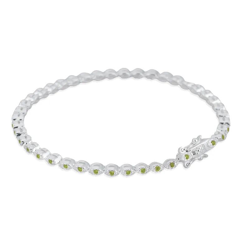 Gynning Jewelry Time To Glow T-armband Silver Grön (Mega kampanj)