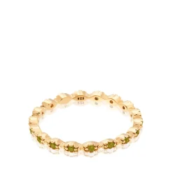 Gynning Jewelry Time To Glow Ring Grön Guld