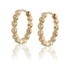 Gynning Jewelry Time to glow örhängen creol – L (Guld)