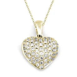 Hjärta Hänge i 18K Guld med 0.31ct TW/SI Diamanter – MSG53G