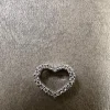 Hjärta i 14K Vitguld med Diamanter HJG022
