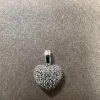 Hjärta i 18K Vitguld med Diamanter HJG020