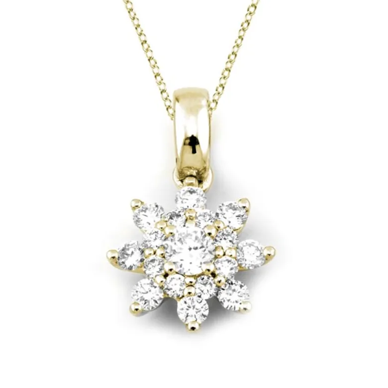 Hänge i 18K Guld med 0.36ct TW/SI Diamanter – MSG55G