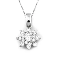 Hänge i 18K Vitguld med 0.36ct TW/SI Diamanter – MSG55W