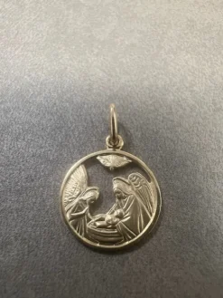 Jesus Baptism Hänge i 14K Guld JHG015