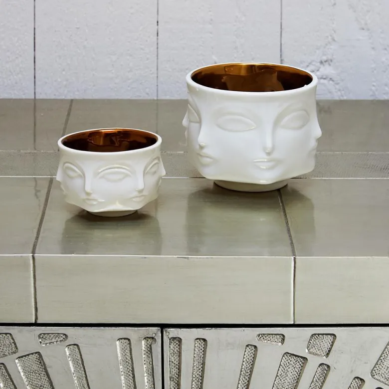 Jonathan Adler Dora Maar Skål Vit/Guld