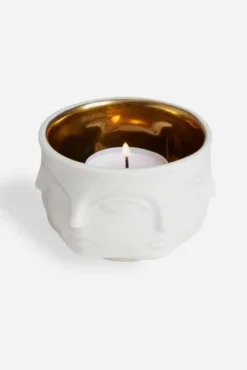 Jonathan Adler Dora Maar Muse Ljuslykta Vit/Guld