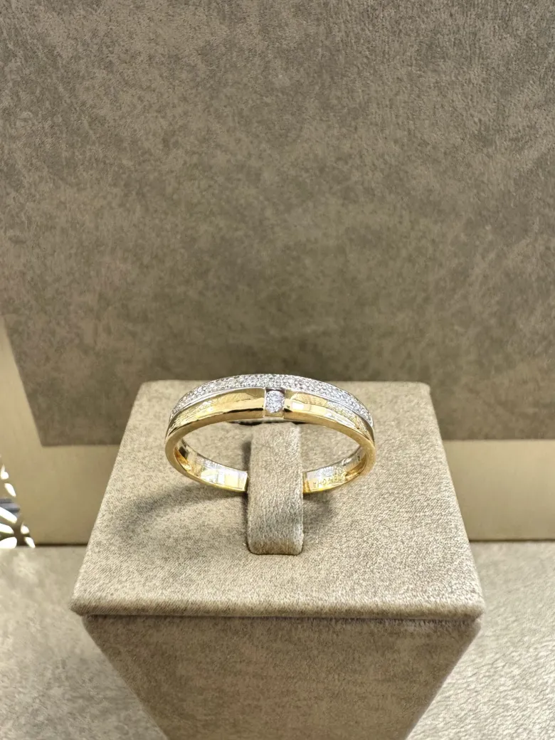18K Guld – Allians Ring – RBG053 ( Begagnad )