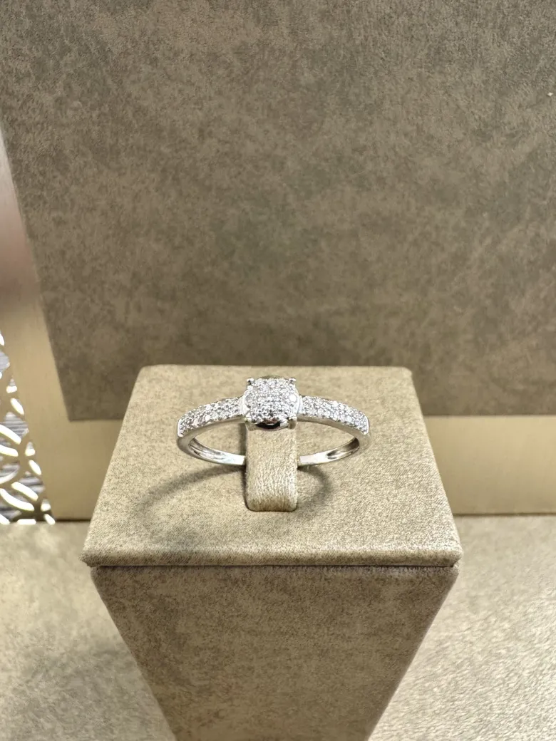 18K Guld – Solitär Ring – RBG049 ( Begagnad )