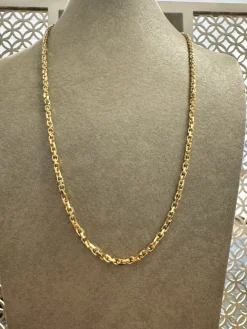 18K Guld Ankarlänk Halsband – ABH003G