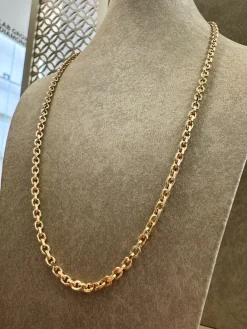 18K Guld Ankarlänk Halsband – ABH002G
