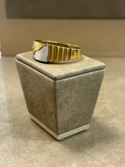 18K Guld Klackring Herr- RBG003 ( Begagnad )