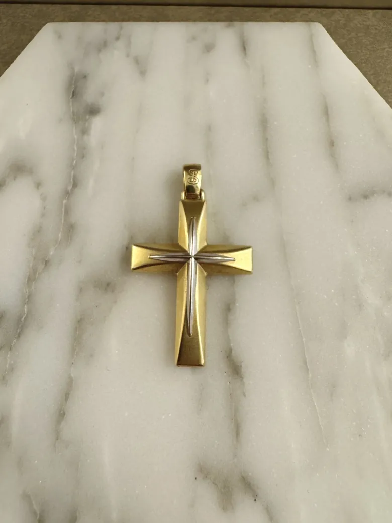 18K Guld Kors – HBG045 ( Begagnad )