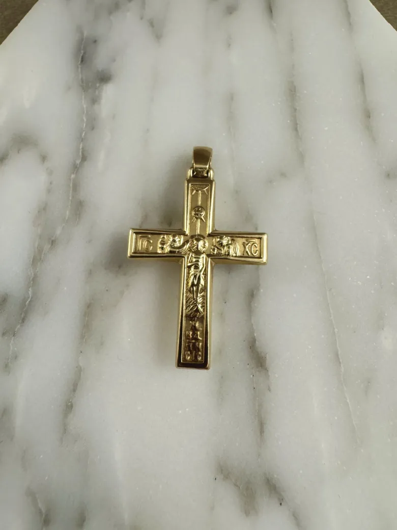 18K Guld Kors – HBG045 ( Begagnad )