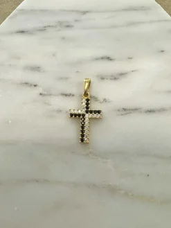 18K Guld Kors Cubic Zirconia – ZKHG002