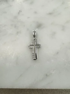 18K Guld Kors Cubic Zirconia – ZKHG017
