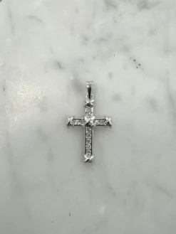 18K Guld Kors Cubic Zirconia – ZKHG016
