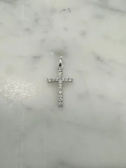 18K Guld Kors Cubic Zirconia – ZKHG011