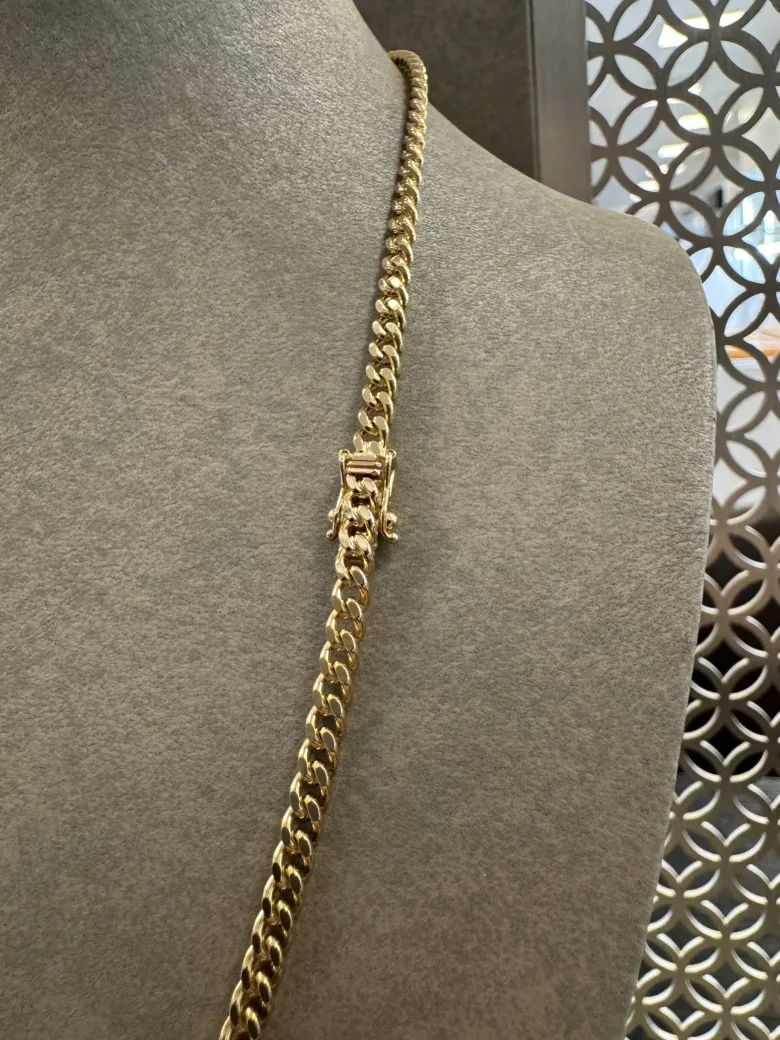 18K Guld Pansar Halsband PLH006G