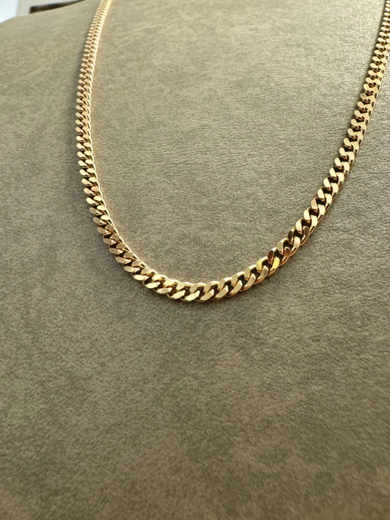 18K Guld Pansarlänk Halsband – GC-PAN-1528-HB