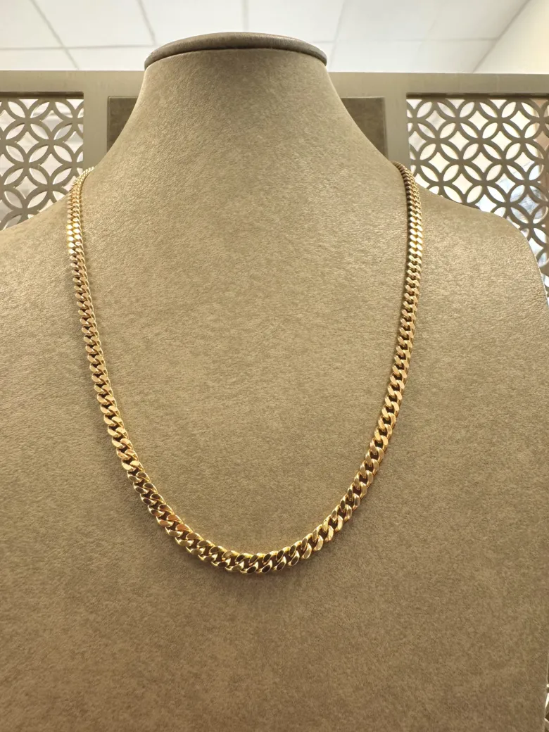 18K Guld Pansarlänk Halsband GC-PAN-2406-HB
