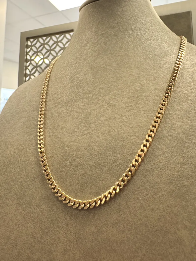 18K Guld Pansarlänk Halsband GC-PAN-2406-HB