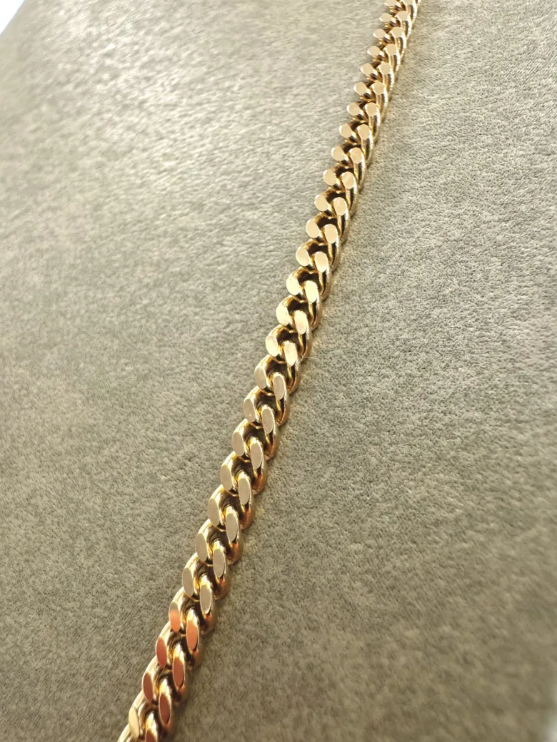 18K Guld Pansarlänk Halsband GC-PAN-2406-HB