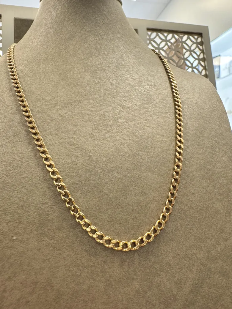 18K Guld Pansarlänk Halsband – GC-PAN-2238-HB