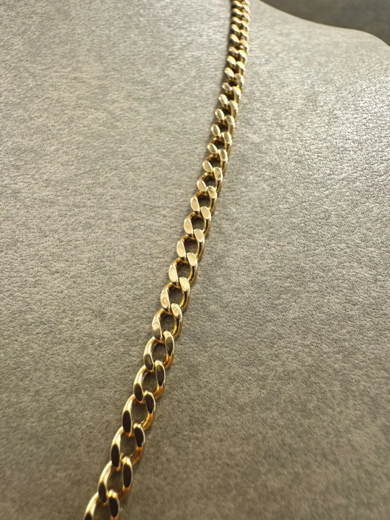 18K Guld Pansarlänk Halsband – GC-PAN-2238-HB
