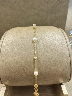 18K Guld Pärl Armband – 14054125