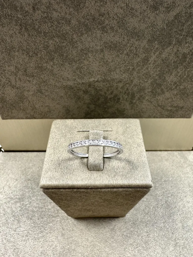 18K Vitguld Allians ring – RBG031 ( Begagnad )
